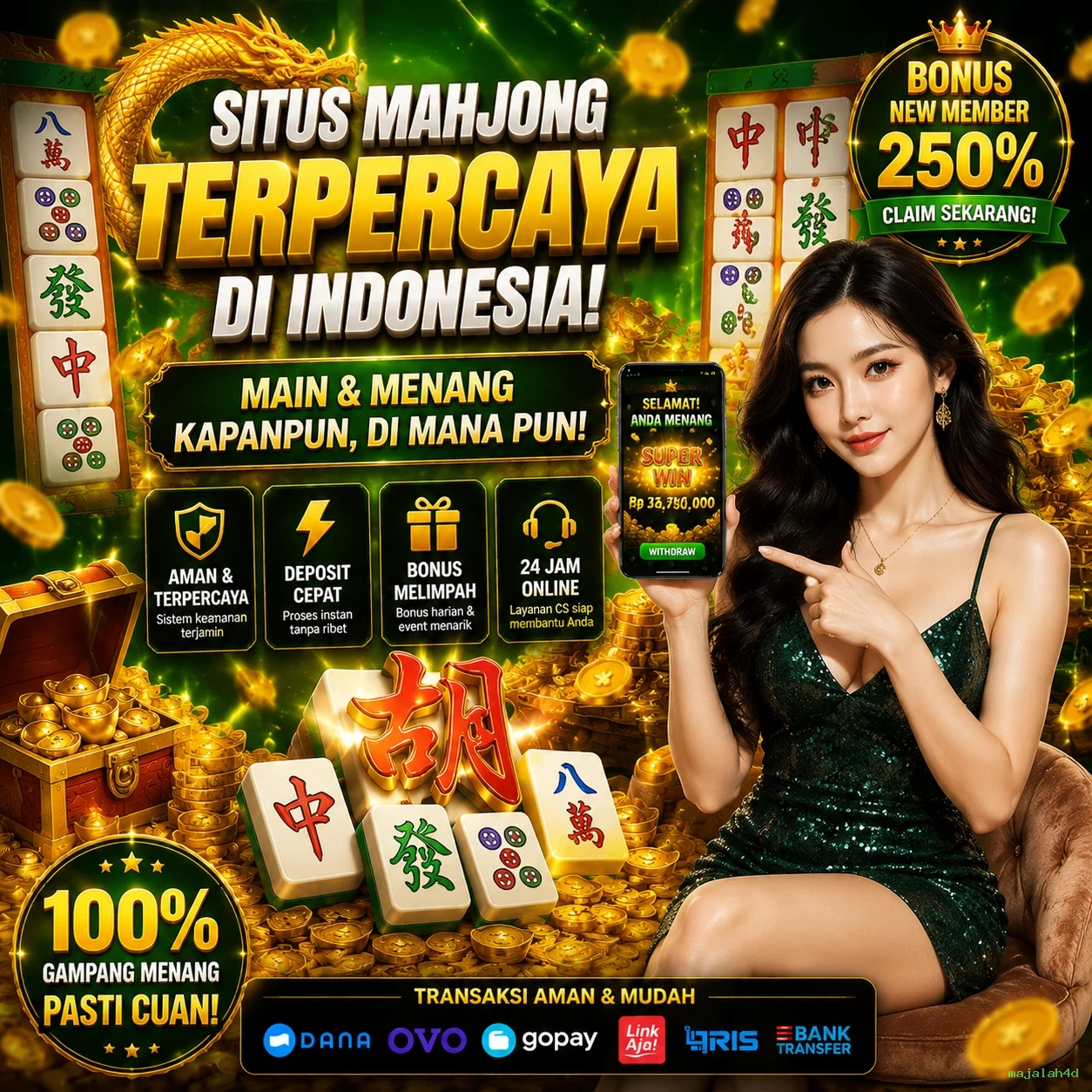 Ikon aplikasi majalah4d resmi